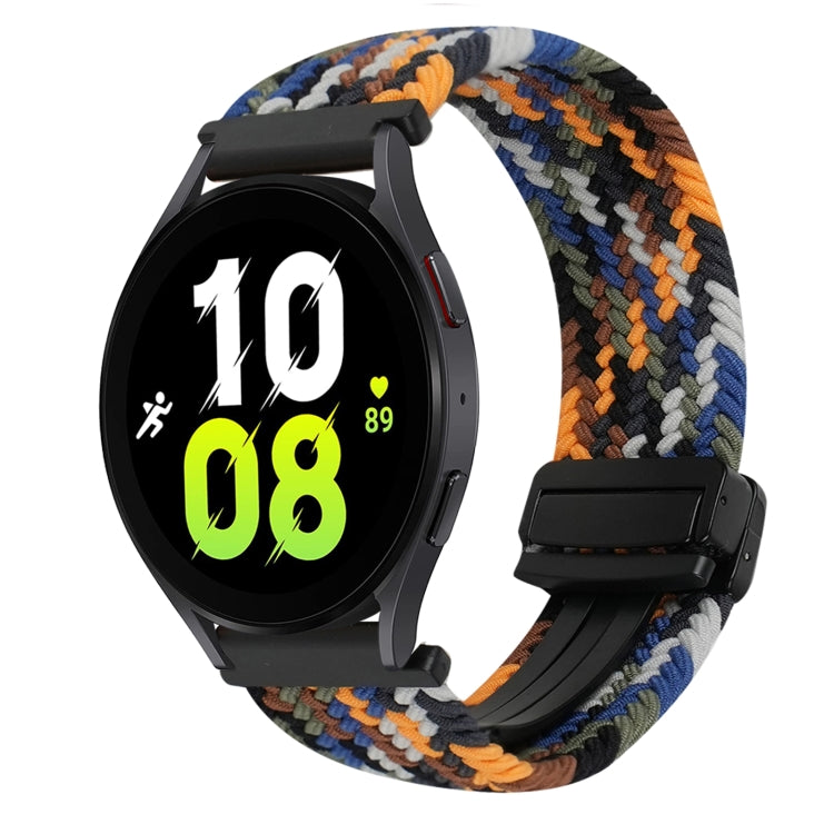 Correia de Relógio Trançada com Fecho Magnético de 20mm, Para Samsung Galaxy Watch 6, Para Samsung Galaxy Watch 5