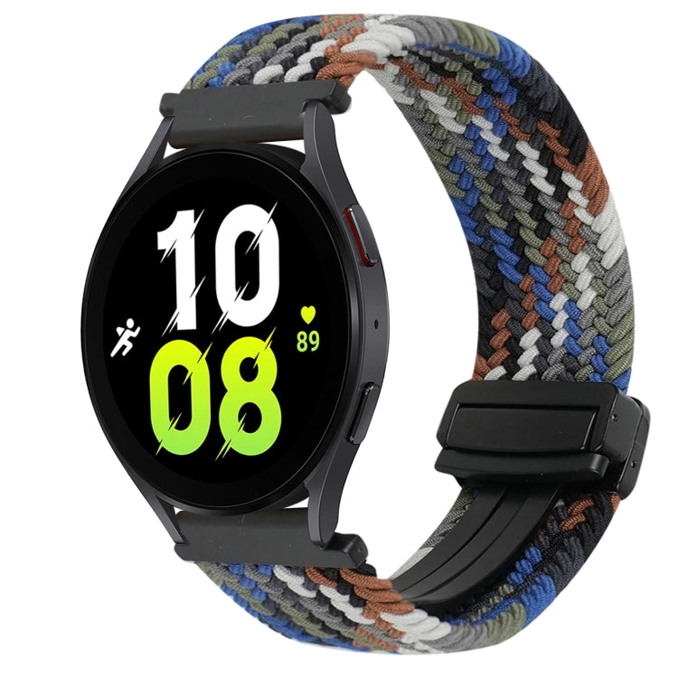 Correia de Relógio Trançada com Fecho Magnético de 20mm, Para Samsung Galaxy Watch 6, Para Samsung Galaxy Watch 5