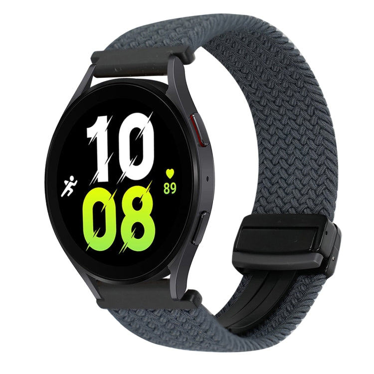 Correia de Relógio Trançada com Fecho Magnético de 20mm, Para Samsung Galaxy Watch 6, Para Samsung Galaxy Watch 5