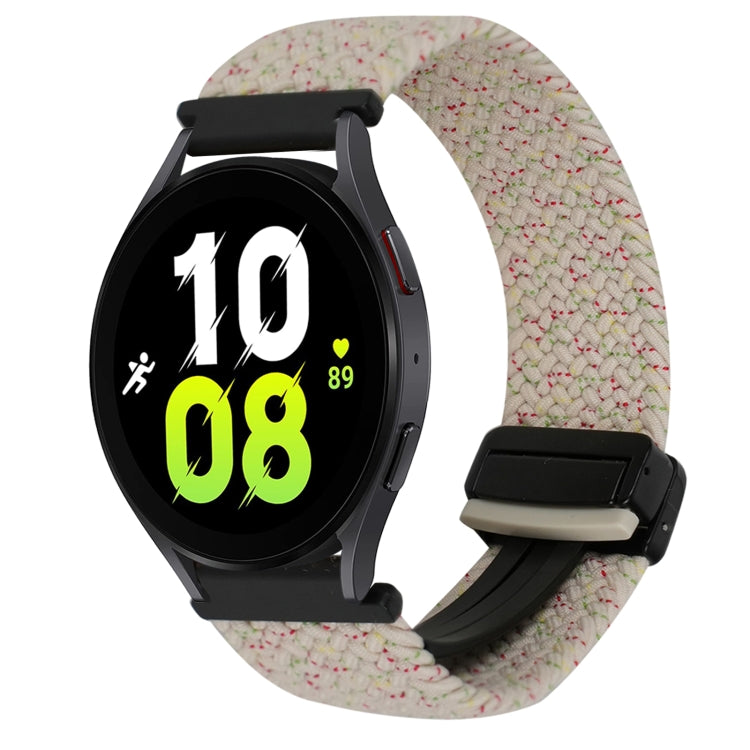 Correia de Relógio Trançada com Fecho Magnético de 20mm, Para Samsung Galaxy Watch 6, Para Samsung Galaxy Watch 5