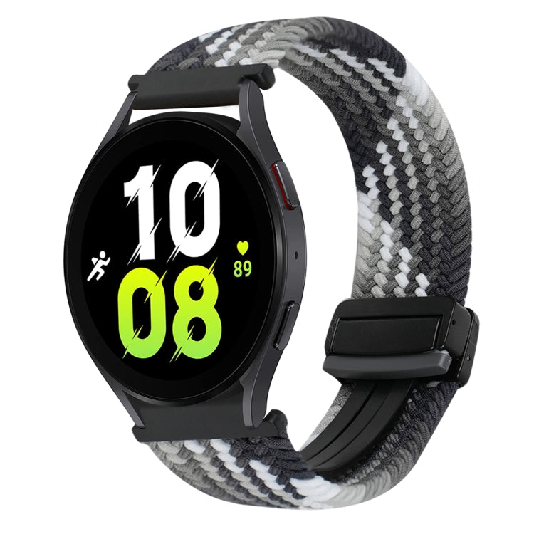 Correia de Relógio Trançada com Fecho Magnético de 20mm, Para Samsung Galaxy Watch 6, Para Samsung Galaxy Watch 5