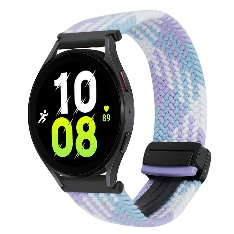 Correia de Relógio Trançada com Fecho Magnético de 20mm, Para Samsung Galaxy Watch 6, Para Samsung Galaxy Watch 5