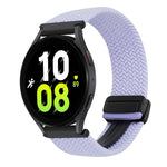 Correia de Relógio Trançada com Fecho Magnético de 20mm, Para Samsung Galaxy Watch 6, Para Samsung Galaxy Watch 5