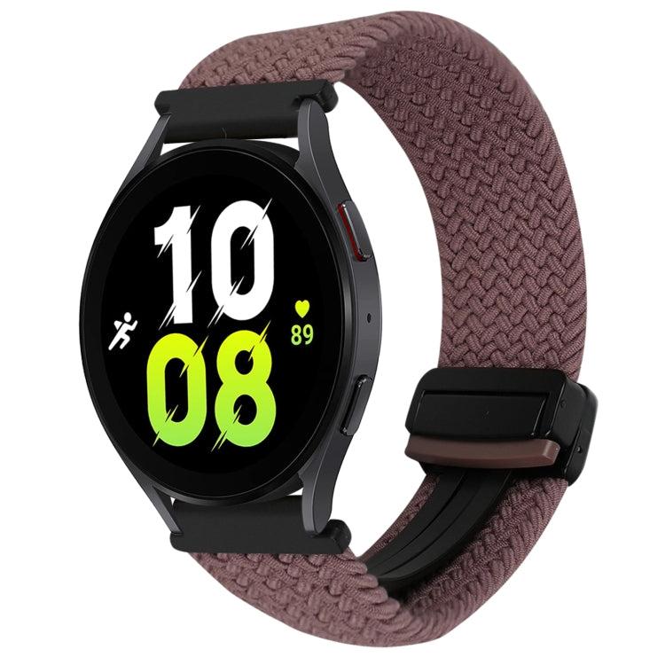 Correia de Relógio Trançada com Fecho Magnético de 20mm, Para Samsung Galaxy Watch 6, Para Samsung Galaxy Watch 5