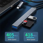 Conversor Hub de Expansão ADS-805 8 Pinos + Tipo-C para USB-C Dados + USB 2.0 / 3.0 + Leitor de Cartões SD / TF, ADS-805