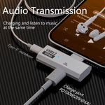 Adaptador conversor OTG USB-C / Tipo-C macho para duplo Tipo-C fêmea USB3.2/10Gbps PD100W, adaptador de carregamento, duplo Tipo-C