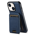 Capa de telemóvel em pele Suteni H18 Cross Grain com carteira MagSafe, para iPhone 13 Pro Max, para iPhone 13 Pro, para iPhone 13, para iPhone 12, para iPhone 12 Pro Max, para iPhone 12 Pro
