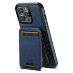 Capa de telemóvel em pele Suteni H18 Cross Grain com carteira MagSafe, para iPhone 13 Pro Max, para iPhone 13 Pro, para iPhone 13, para iPhone 12, para iPhone 12 Pro Max, para iPhone 12 Pro