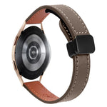 Pulseira de Relógio em Pele Microfibra com Fivela Magnética Slim 20mm, Para Samsung Galaxy Watch 4  40 / 44mm, Para Samsung Galaxy Watch 4 Classic 42 / 46mm