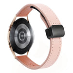 Pulseira de Relógio em Pele Microfibra com Fivela Magnética Slim 20mm, Para Samsung Galaxy Watch 4  40 / 44mm, Para Samsung Galaxy Watch 4 Classic 42 / 46mm