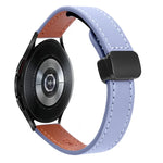 Pulseira de Relógio em Pele Microfibra com Fivela Magnética Slim 20mm, Para Samsung Galaxy Watch 4  40 / 44mm, Para Samsung Galaxy Watch 4 Classic 42 / 46mm