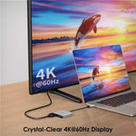 Adaptador WAVLINK UHP510 Pro 87W PD USB C para Duplo HD 4K 60Hz para Monitor