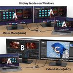 Adaptador WAVLINK UHP510 Pro 87W PD USB C para Duplo HD 4K 60Hz para Monitor