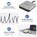 Adaptador WAVLINK UHP510 Pro 87W PD USB C para Duplo HD 4K 60Hz para Monitor