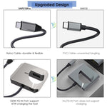 Adaptador WAVLINK UHP510 Pro 87W PD USB C para Duplo HD 4K 60Hz para Monitor