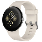 Pulseira de relógio desportiva em silicone de cor sólida, para Google Pixel Watch 4 / Watch 3 45mm