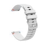 Wavy Dotted Stitched 20mm Silicone Watch Band, For Samsung Galaxy Watch FE 40mm, For Samsung Galaxy Watch 7 40 / 44mm, For Samsung Galaxy Watch 6  Cassic 43 / 47mm, For Samsung Galaxy Watch 6 40 / 44mm