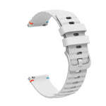 Correia de Relógio em Silicone 20mm com Padrão Ondulado Pontilhado e Costura, para Samsung Galaxy Watch 42mm, para Samsung Gear S2 Classic