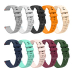 Correia de relógio em silicone com pontos ondulados e costurados de 20mm, para Samsung Galaxy Watch 5 40 / 44mm, para Samsung Galaxy Watch 5 Pro 45mm, para Samsung Galaxy Watch 4 40 / 44mm, para Samsung Galaxy Watch 4 Classic 42 / 46mm
