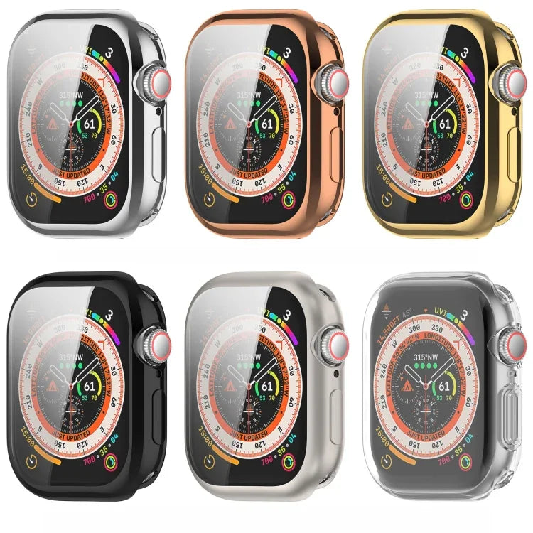 Capa de Relógio TPU com Revestimento Completo, Para Apple Watch Series 11 / 10 46mm, Para Apple Watch Series 11 / 10 42mm