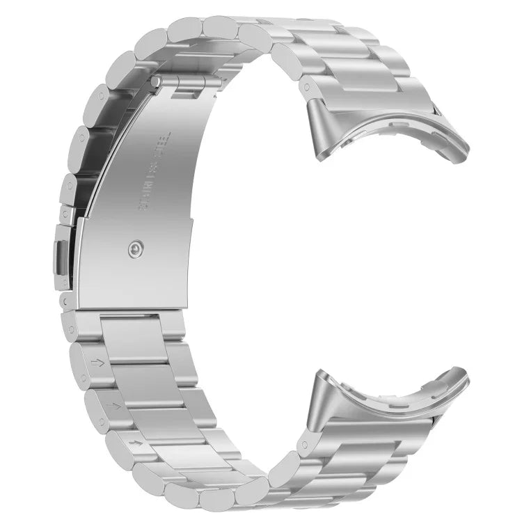 Correia de Relógio em Metal de Aço Inoxidável com Três Contas, Para Google Pixel Watch 4 / Watch 3 45mm, Para Google Pixel Watch 4 / 3 / 2 / 1 41mm