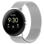 Pulseira de relógio magnética Milanese em metal, para Google Pixel Watch 4 / Watch 3 45mm, para Google Pixel Watch 4 / 3 / 2 / 1 41mm