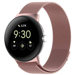 Pulseira de relógio magnética Milanese em metal, para Google Pixel Watch 4 / Watch 3 45mm, para Google Pixel Watch 4 / 3 / 2 / 1 41mm
