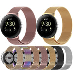 Pulseira de relógio magnética Milanese em metal, para Google Pixel Watch 4 / Watch 3 45mm, para Google Pixel Watch 4 / 3 / 2 / 1 41mm