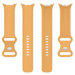 Correia de Relógio em Silicone com Fivela Borboleta de Cor Sólida, Tamanho:L, Para Google Pixel Watch 4 / Watch 3 45mm, Para Google Pixel Watch 4 / 3 / 2 / 1 41mm