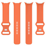 Correia de Relógio em Silicone com Fivela Borboleta de Cor Sólida, Tamanho:L, Para Google Pixel Watch 4 / Watch 3 45mm, Para Google Pixel Watch 4 / 3 / 2 / 1 41mm