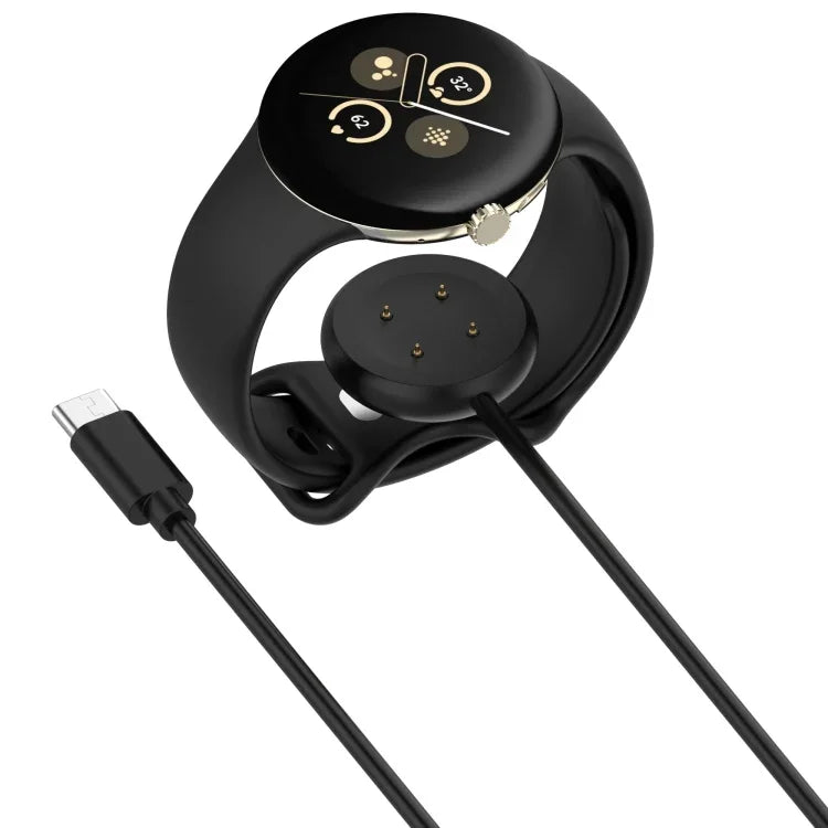 Para Google Pixel Watch 3 41 / 45mm Cabo de Carregamento USB-C / Type-C para Smartwatch, Comprimento: 1m, Interface Type-C