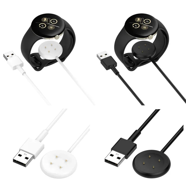 Para Google Pixel Watch 3 41 / 45mm Cabo de Carregamento USB para Smartwatch, Comprimento: 1m, Interface USB