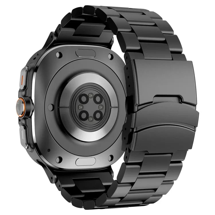 Correia de Relógio Metálica de Liga de Titânio com Três Contas para Samsung Galaxy Watch Ultra 47mm