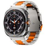 Correia de Relógio Metálica de Liga de Titânio com Três Contas para Samsung Galaxy Watch Ultra 47mm