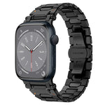 Pathfinder Stainless Steel Metal Watch Band, For Apple Watch Series 10 46mm, For Apple Watch SE 2023 44mm, For Apple Watch Ultra 2 49mm, For Apple Watch Series 9 45mm, For Apple Watch Ultra 49mm, For Apple Watch Series 8 45mm, For Apple Watch SE 2022 4...