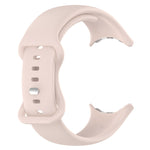Correia de Silicone Cor Sólida com Fivela Borboleta, Tamanho: S, Para Google Pixel Watch 4 / Watch 3 45mm