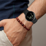 Solid Color Butterfly Buckle Silicone Watch Band, Size: S, Size: S