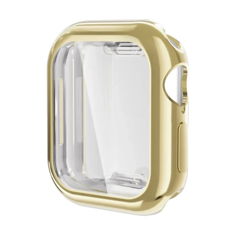 Capa Suave em TPU Electroplated ENKAY Hat-Prince com Filme de Ecrã, Para Apple Watch Series 11 / 10 46mm, Para Apple Watch Series 11 / 10 42mm
