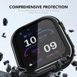Capa Suave em TPU Electroplated ENKAY Hat-Prince com Filme de Ecrã, Para Apple Watch Series 11 / 10 46mm, Para Apple Watch Series 11 / 10 42mm