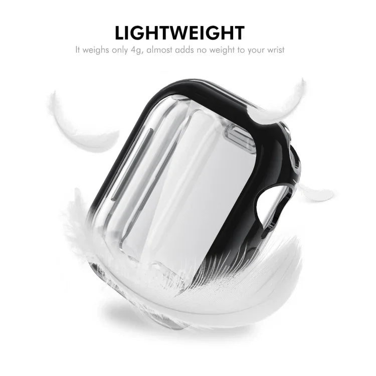 Capa Suave em TPU Electroplated ENKAY Hat-Prince com Filme de Ecrã, Para Apple Watch Series 11 / 10 46mm, Para Apple Watch Series 11 / 10 42mm