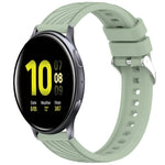 Stripe Texture Silicone 20mm Watch Band, For Samsung Galaxy Watch Active2 44mm, For Samsung Galaxy Watch Active2 40mm