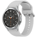 Solid Color Colorful Buckle Quick Release Silicone Watch Band, For Samsung Galaxy Watch 5 40 / 44mm, For Samsung Galaxy Watch 5 Pro, For Samsung Galaxy Watch 4 40 / 44mm, For Samsung Galaxy Watch 4 Classic 46 / 42mm