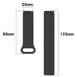 Dual Color Magnetic Buckle Silicone Watch Band, For Samsung Galaxy Watch 7 40 / 44mm