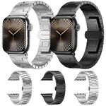 Pulseira de Relógio em Liga de Titânio, Para Apple Watch 46mm / 49mm / 45mm / 44mm, Para Apple Watch 42mm / 41mm / 40mm / 38mm