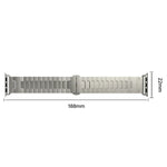 Pulseira de Relógio em Liga de Titânio, Para Apple Watch 46mm / 49mm / 45mm / 44mm, Para Apple Watch 42mm / 41mm / 40mm / 38mm