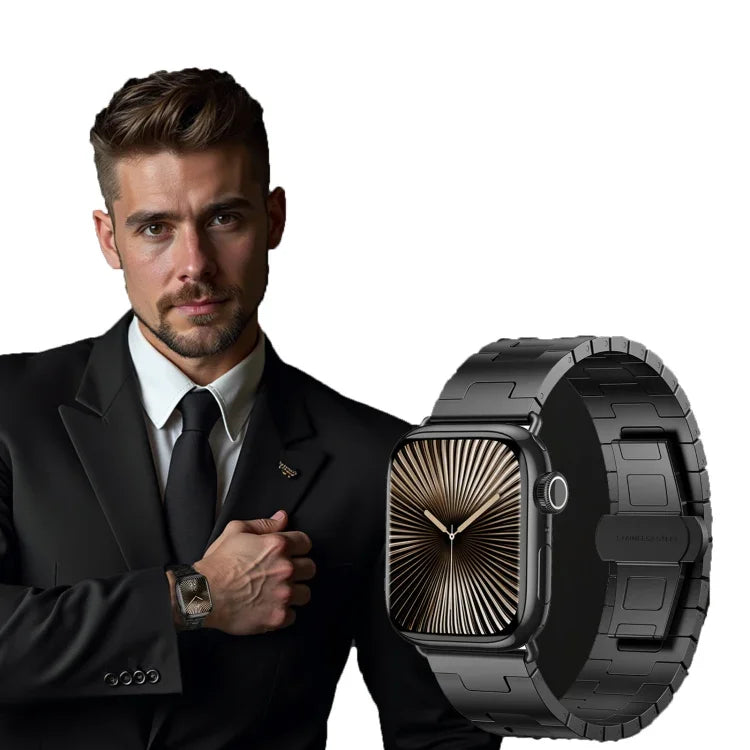 Pulseira de Relógio em Liga de Titânio, Para Apple Watch 46mm / 49mm / 45mm / 44mm, Para Apple Watch 42mm / 41mm / 40mm / 38mm