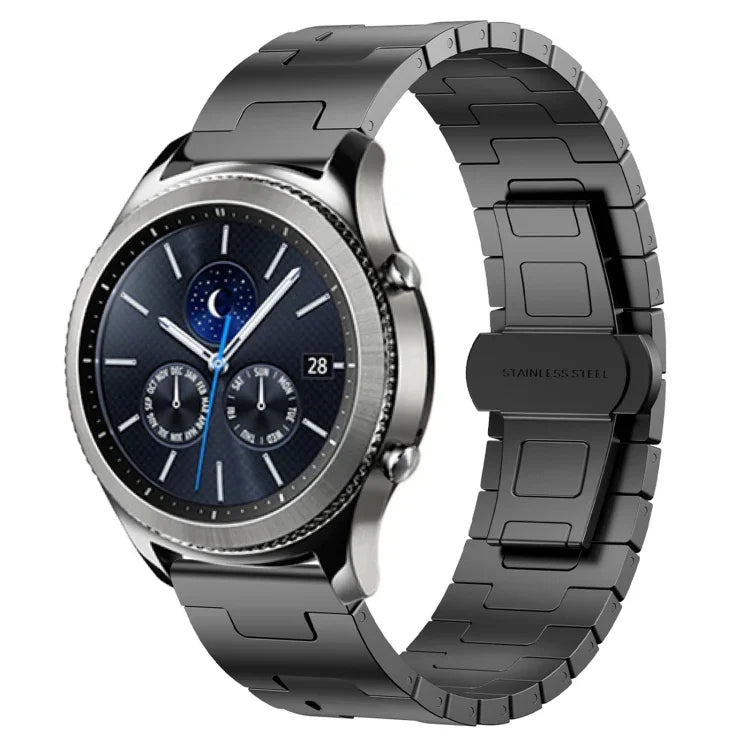 Titanium Alloy 22mm Metal Watch Band, For Samsung Galaxy Gear S3 Frontier, For Samsung Galaxy Watch 3 45mm, For Samsung Galaxy Gear S3 Classic, For Samsung Galaxy Watch 46mm