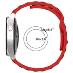 Pulseira de Relógio em Silicone em Forma de I Bicolor, Para Samsung Galaxy Watch 20mm, Para Samsung Galaxy Watch 22mm
