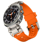 Pulseira de Relógio em Silicone com Conector em Titânio de Libertação Rápida, Para Samsung Galaxy Watch Ultra 47mm / Ultra 2025