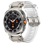 Pulseira de Relógio em Silicone com Conector em Titânio de Libertação Rápida, Para Samsung Galaxy Watch Ultra 47mm / Ultra 2025